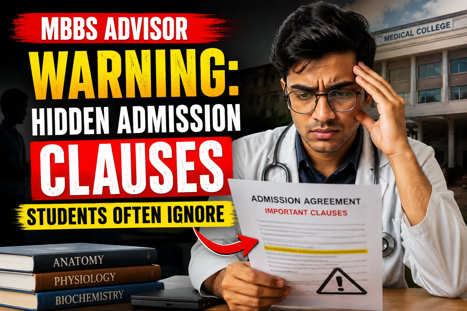MBBS Advisor Warning: Hidden Admission Clauses Students Often Ignore